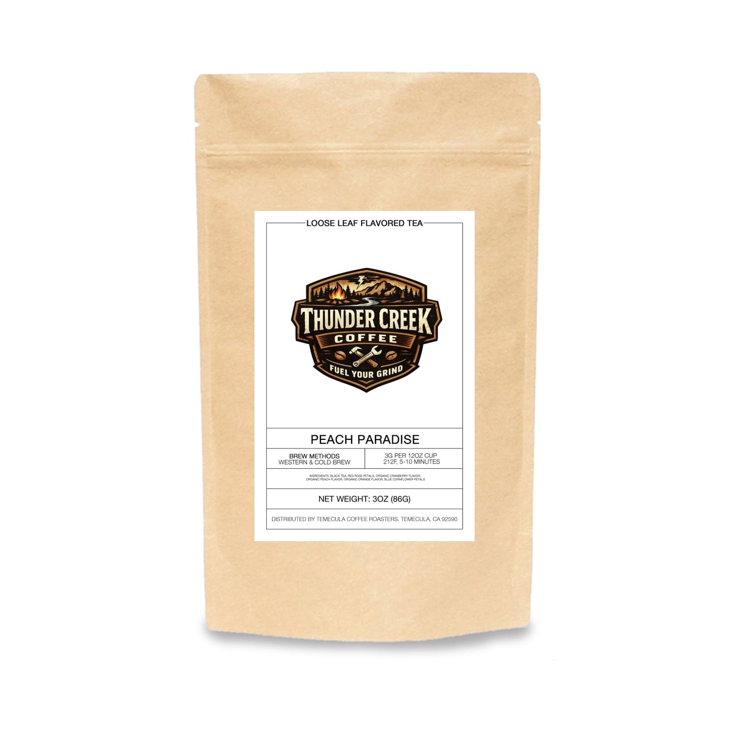 Peach Hollow - Peach Cranberry Rose Herbal Tea