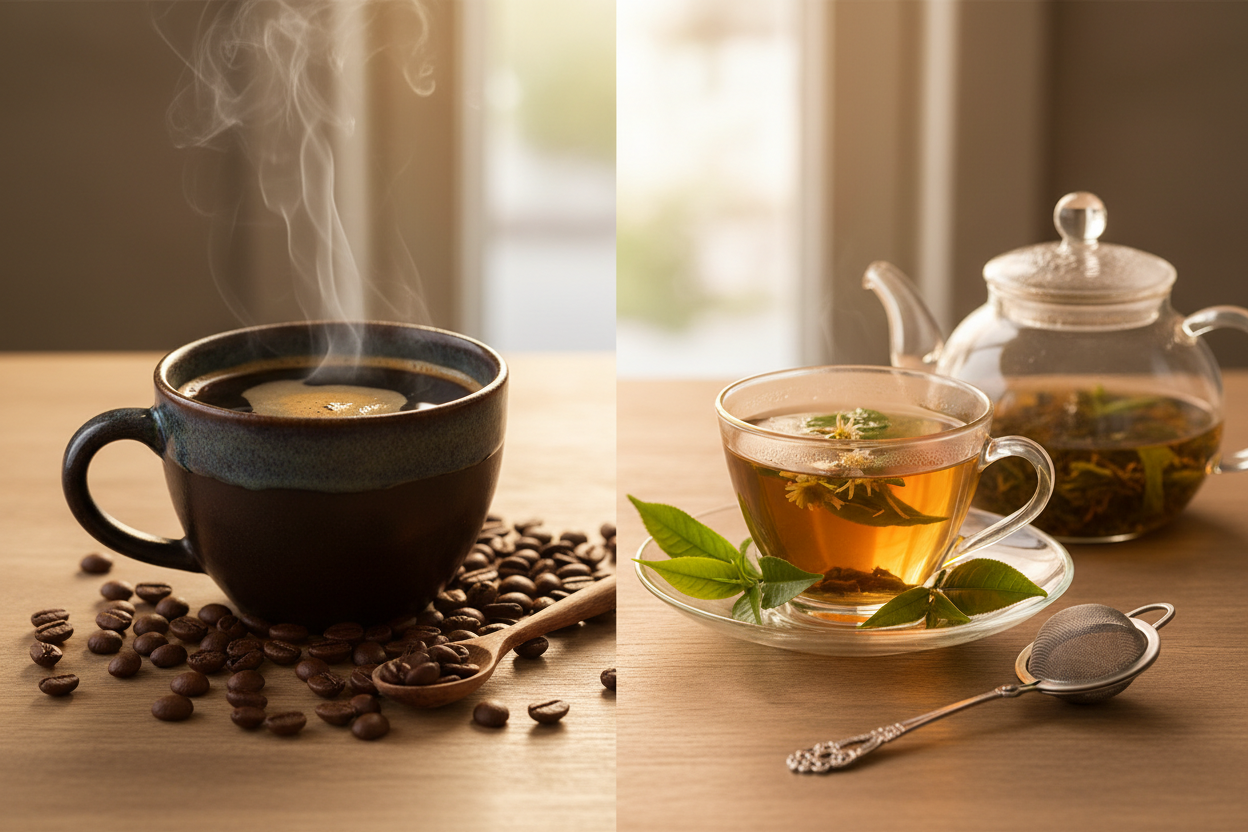 Coffee vs Tea: Benefits, Caffeine & Which to Choose | Thunder Creek ...