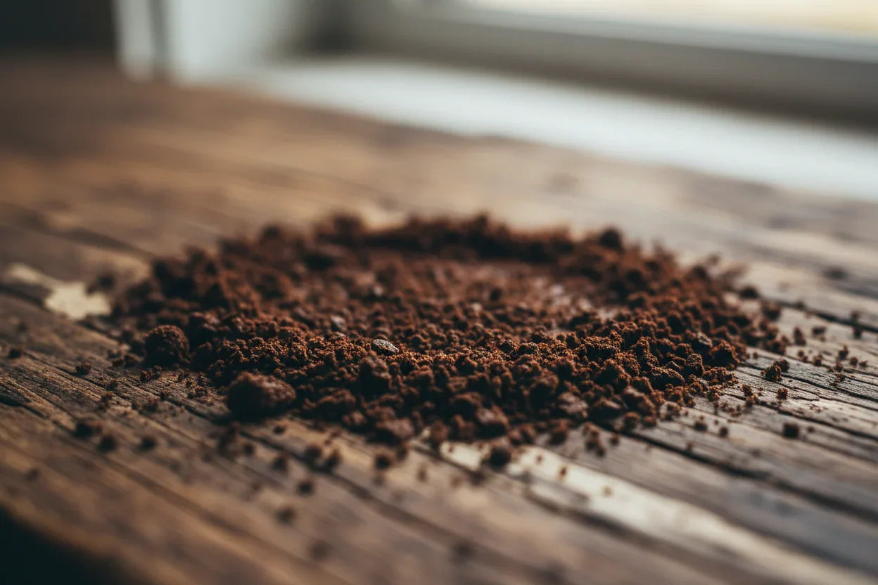 Cold Brew Coffee Grounds Detail
