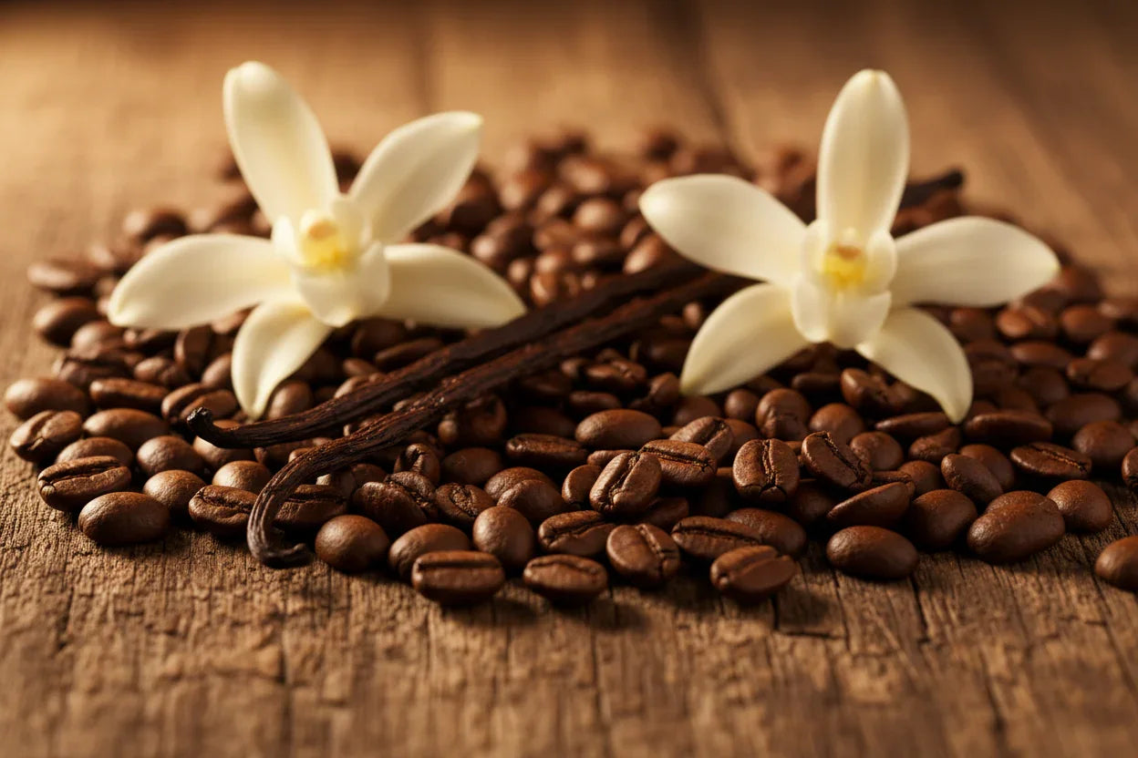 French Vanilla Coffee Detail