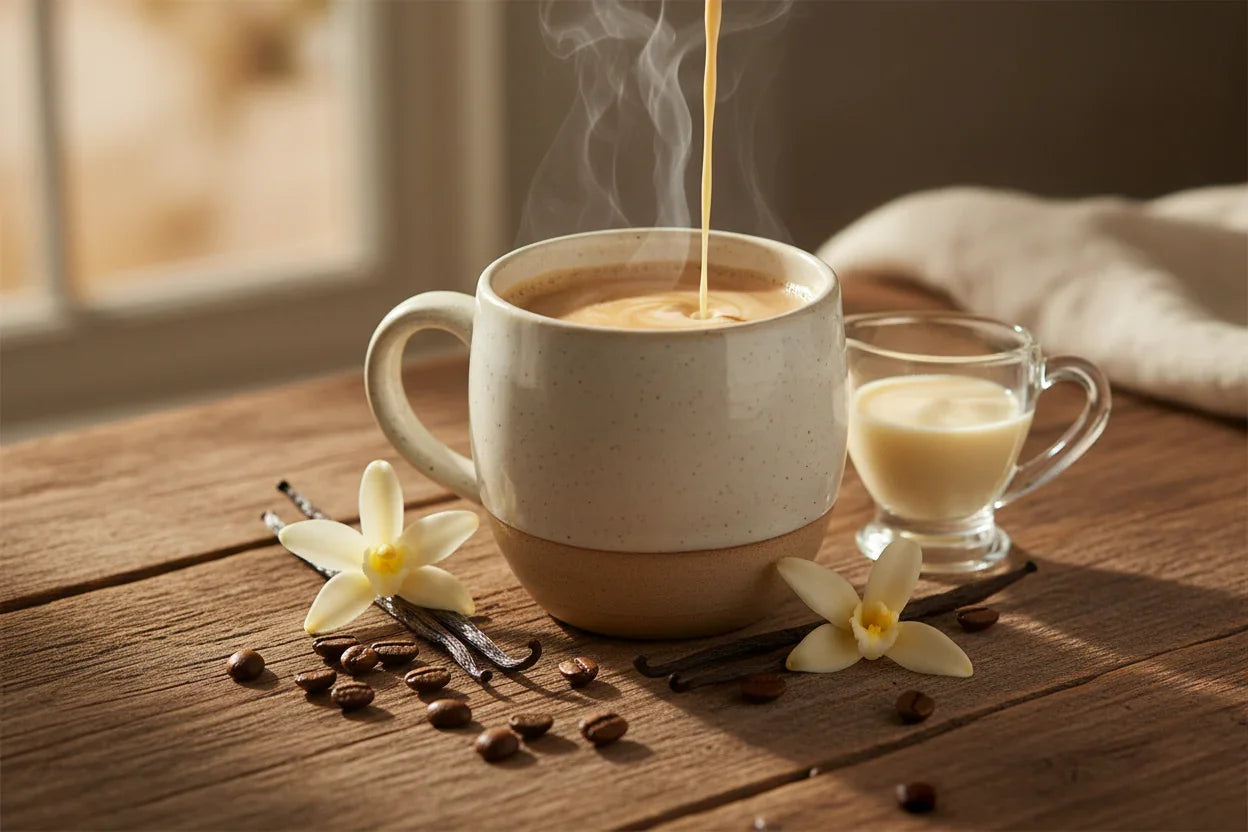 French Vanilla Coffee Lifestyle