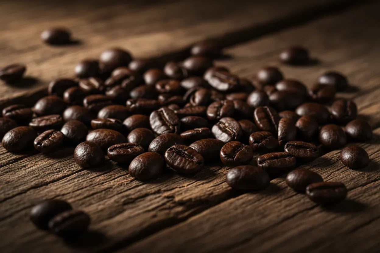 Italian Roast Dark Bean Detail