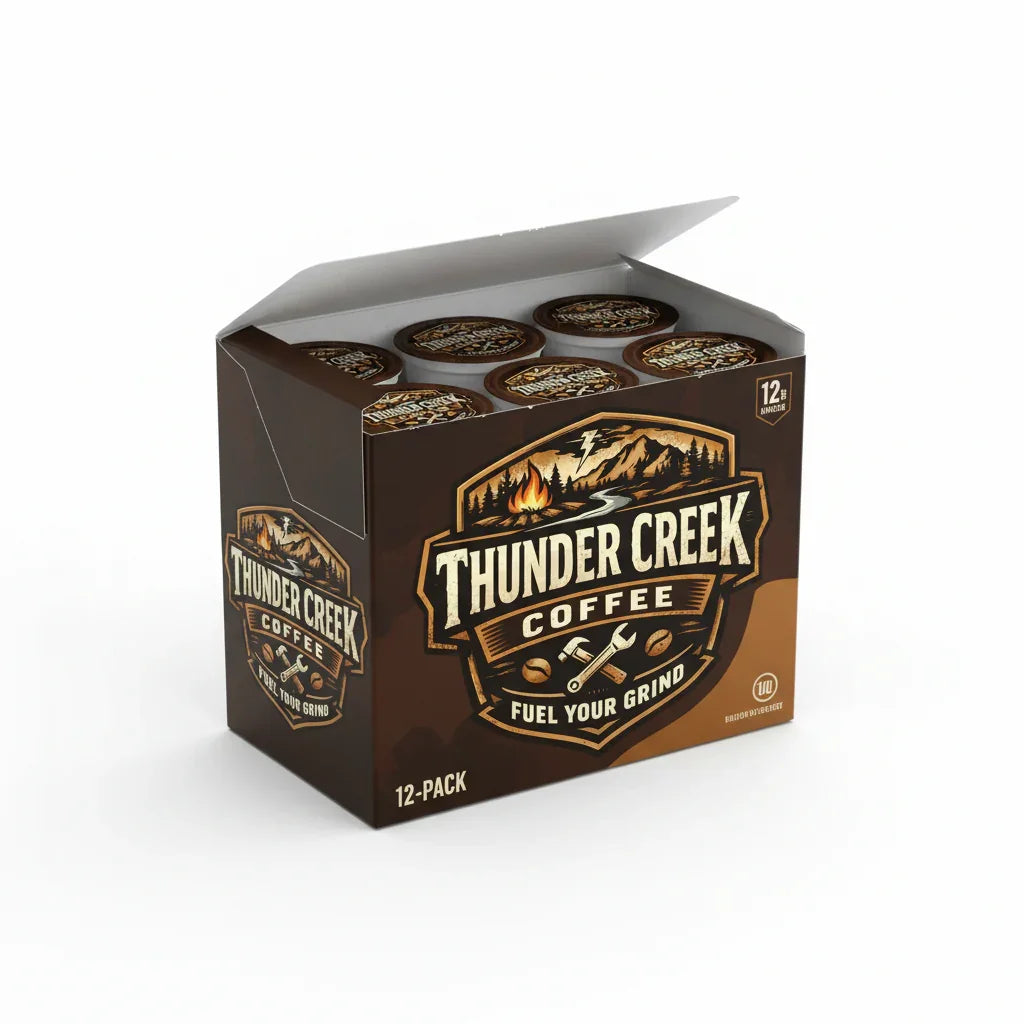 Thunder Creek Coffee Pods Packaging